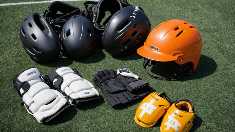 safety gear, athletes, training, equipment, sports