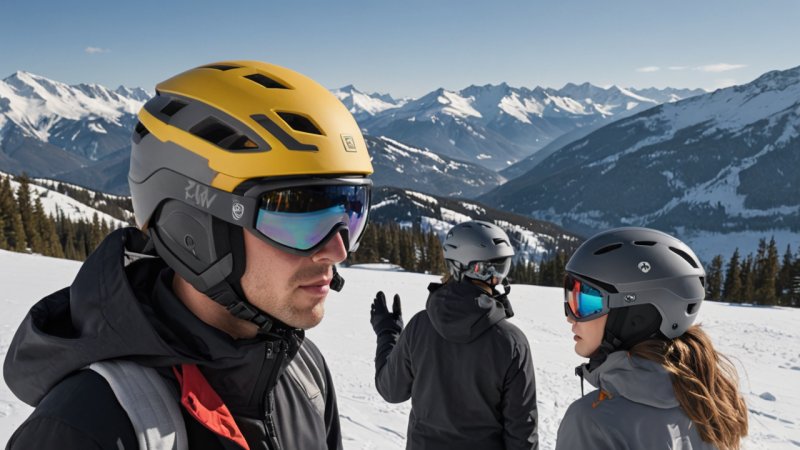 winter sports helmets, built-in technology, skiing safety, snowboarding gear, advanced helmet features, performance tracking, Bluetooth helmets, MIPS technology