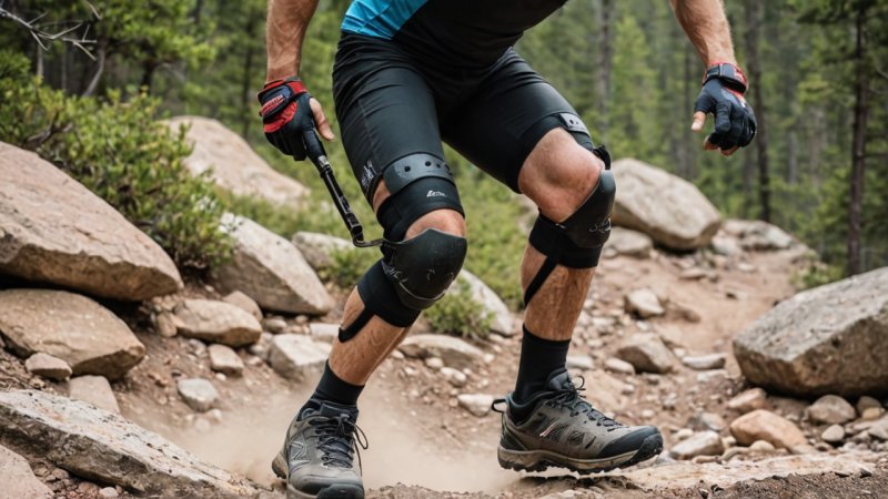 knee pads, mountain biking safety, protective gear, cycling gear, athletic performance, biking tips